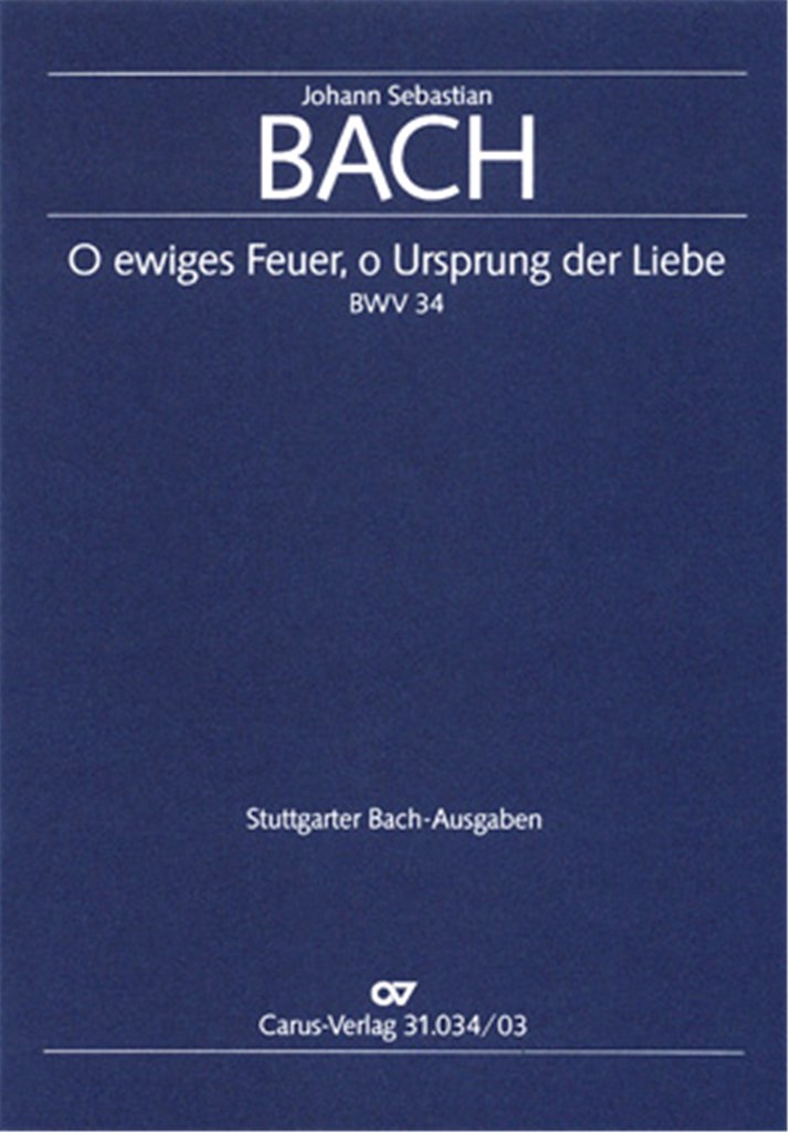O ewiges Feuer, o Ursprung der Liebe